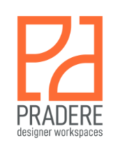 Pradere Office Logo lockup.