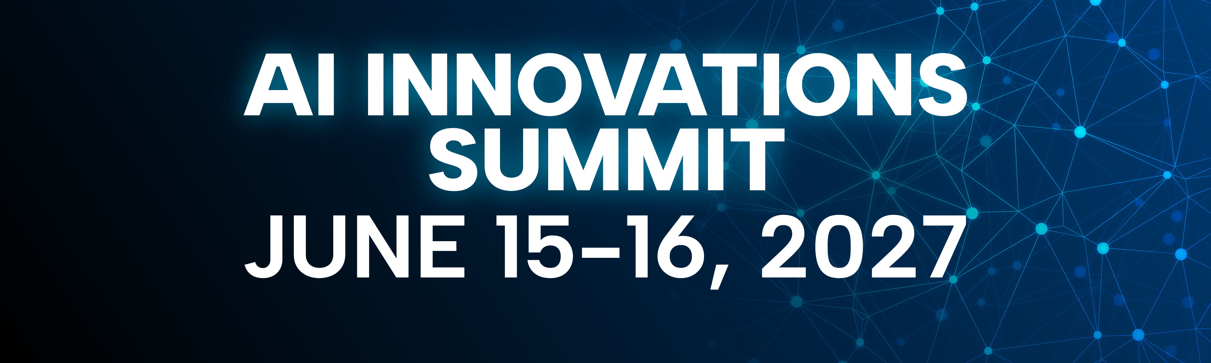 AI Innovations Summit Banner. June 15 through 16, 2027. Featuring logos for TSC and the Tallahassee chamber of commerce.