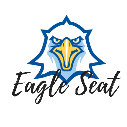 Title Eagle Seats over athletics eagle face