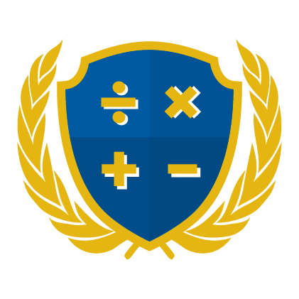 Math Champions shield logo.